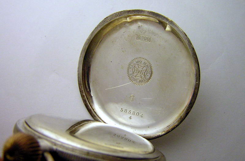 West End Watch Co silver pocket watch